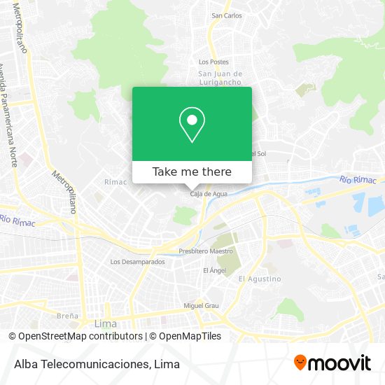 Alba Telecomunicaciones map