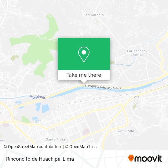 Rinconcito de Huachipa map