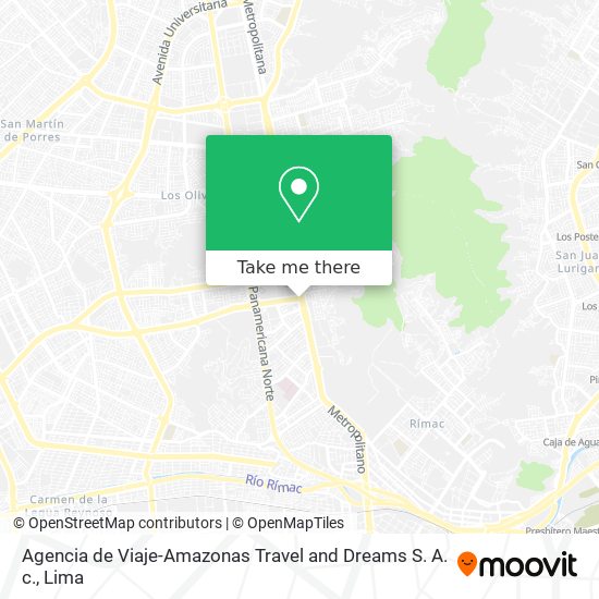 Agencia de Viaje-Amazonas Travel and Dreams S. A. c. map