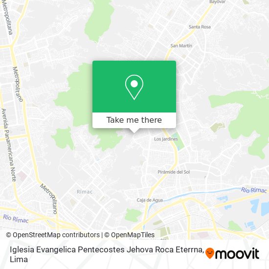 Iglesia Evangelica Pentecostes Jehova Roca Eterrna map