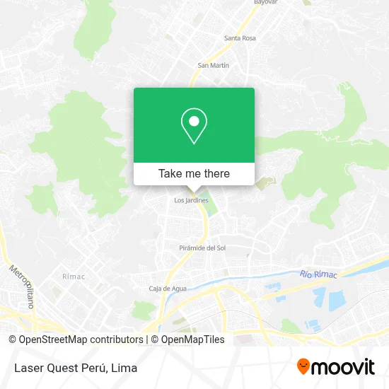 Laser Quest Perú map