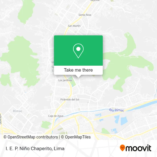 I. E. P. Niño Chaperito map