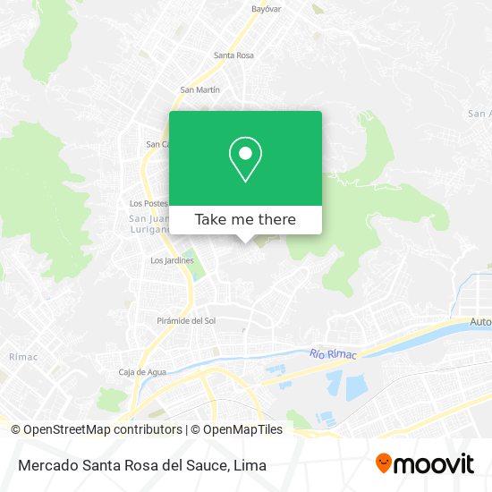 Mercado Santa Rosa del Sauce map