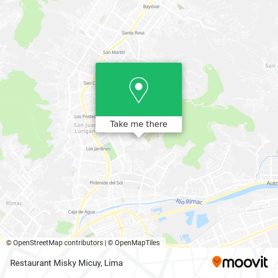 Restaurant Misky Micuy map