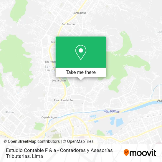 Estudio Contable F & a - Contadores y Asesorías Tributarias map