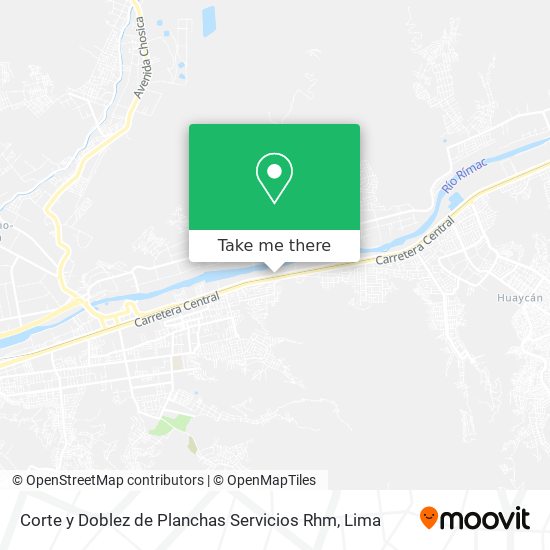 Corte y Doblez de Planchas Servicios Rhm map