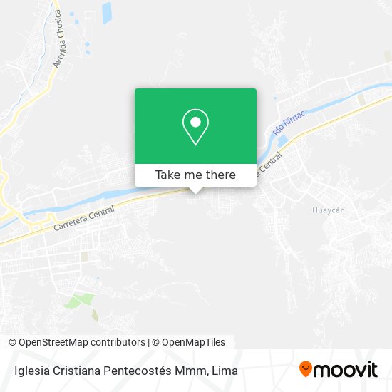 Iglesia Cristiana Pentecostés Mmm map