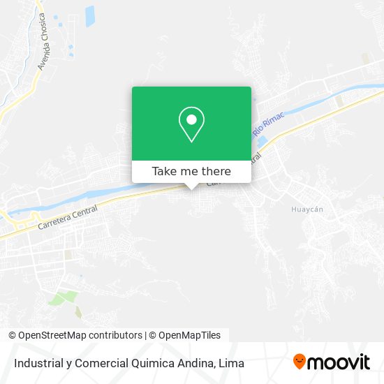 Industrial y Comercial Quimica Andina map