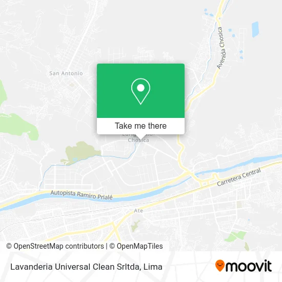 Lavanderia Universal Clean Srltda map