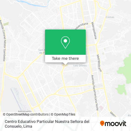 Centro Educativo Particular Nuestra Señora del Consuelo map