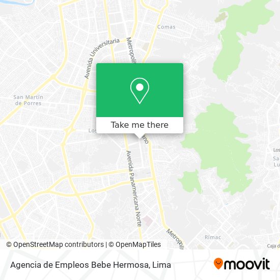 Agencia de Empleos Bebe Hermosa map