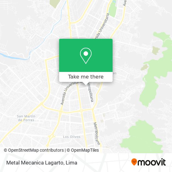 Metal Mecanica Lagarto map