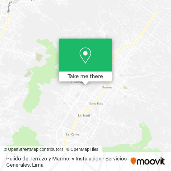 Pulido de Terrazo y Mármol y Instalación - Servicios Generales map