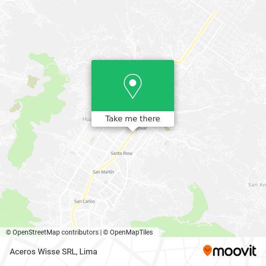 Aceros Wisse SRL map