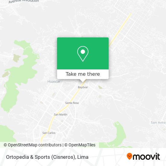 Ortopedia & Sports (Cisneros) map