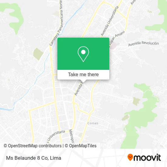 Ms Belaunde 8 Co map