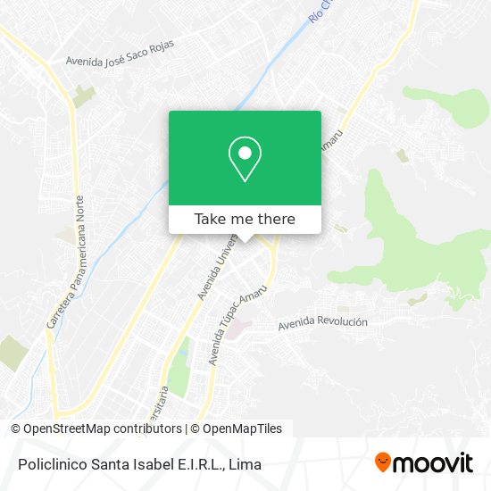 Mapa de Policlinico Santa Isabel E.I.R.L.