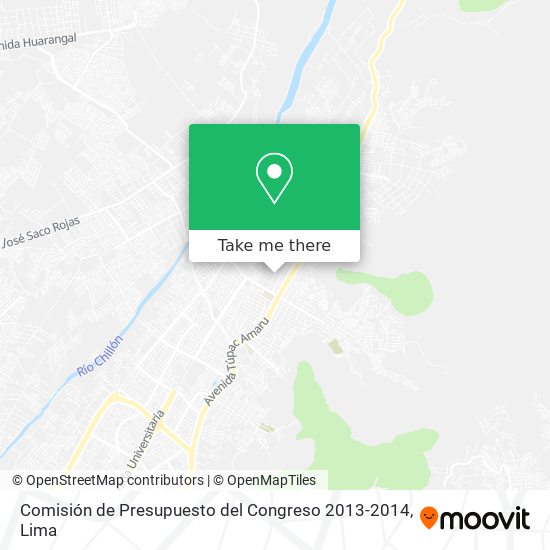 Mapa de Comisión de Presupuesto del Congreso 2013-2014