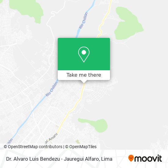 Dr. Alvaro Luis Bendezu - Jauregui Alfaro map