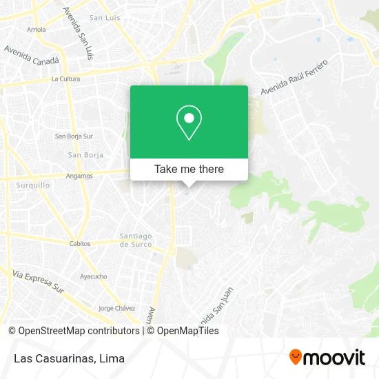 Las Casuarinas map