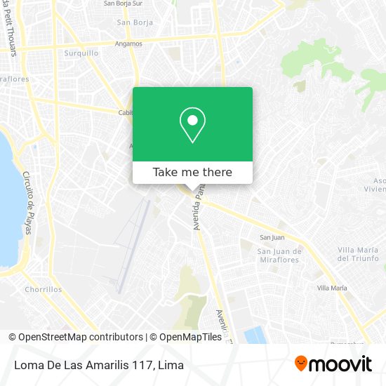 How to get to Loma De Las Amarilis 117 in Lima by Bus or Metro?