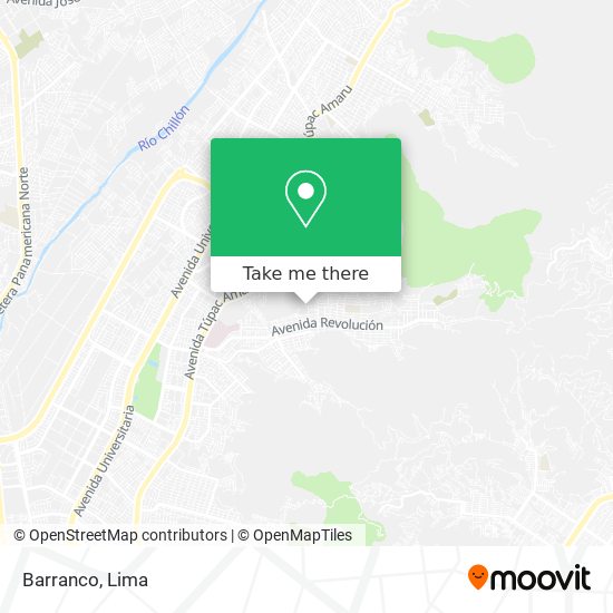 Barranco map
