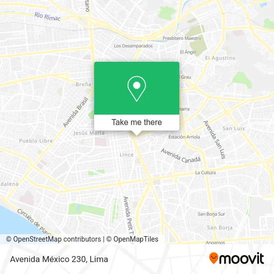 Mapa de Avenida México 230