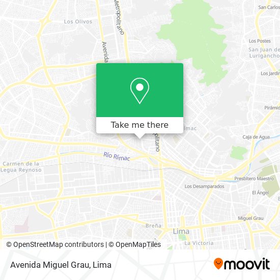 Avenida Miguel Grau map