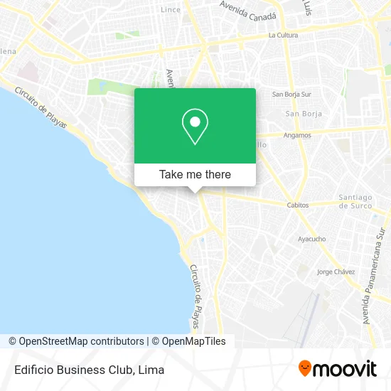 Edificio Business Club map