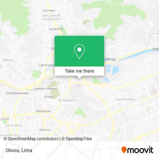 Mapa de Olivos