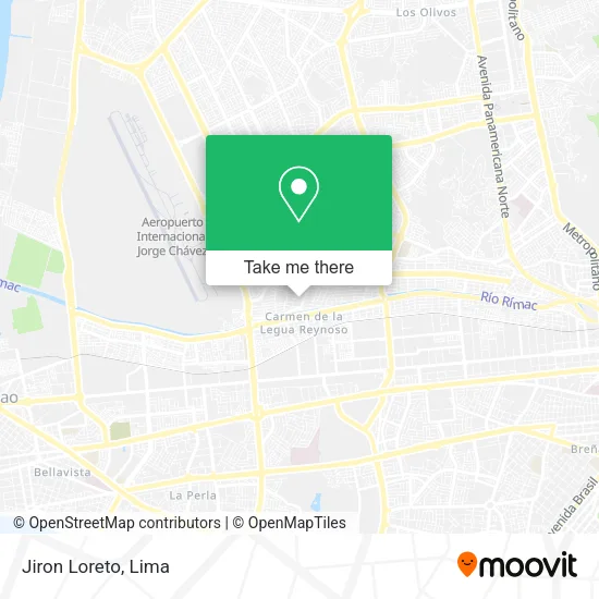 Jiron Loreto map