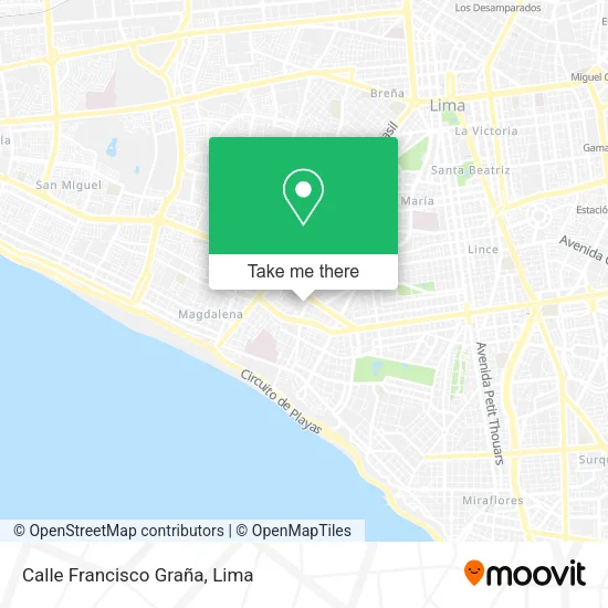 Mapa de Calle Francisco Graña