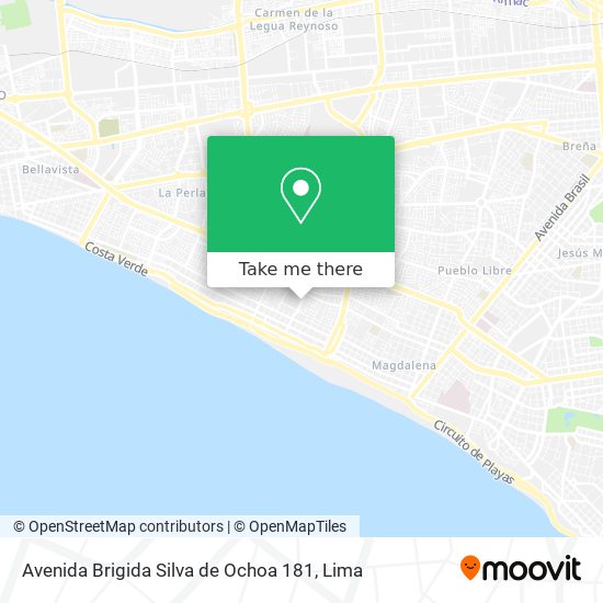 Avenida Brigida Silva de Ochoa 181 map