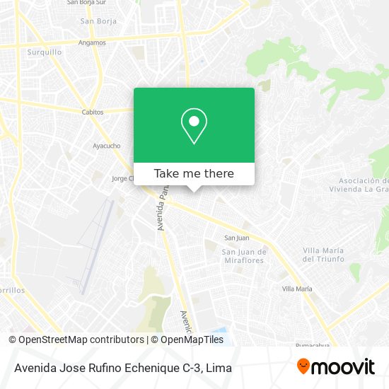 Avenida Jose Rufino Echenique C-3 map