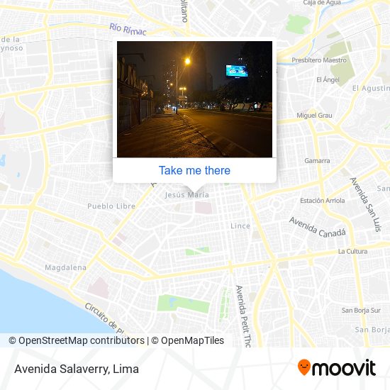 Avenida Salaverry map