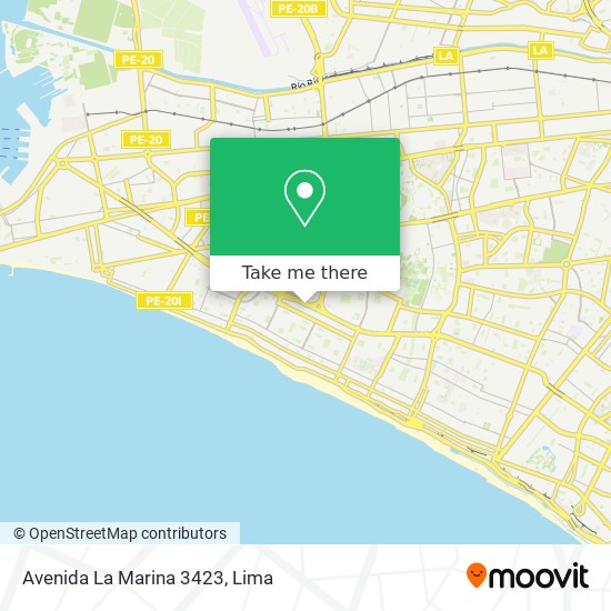 Avenida La Marina 3423 map