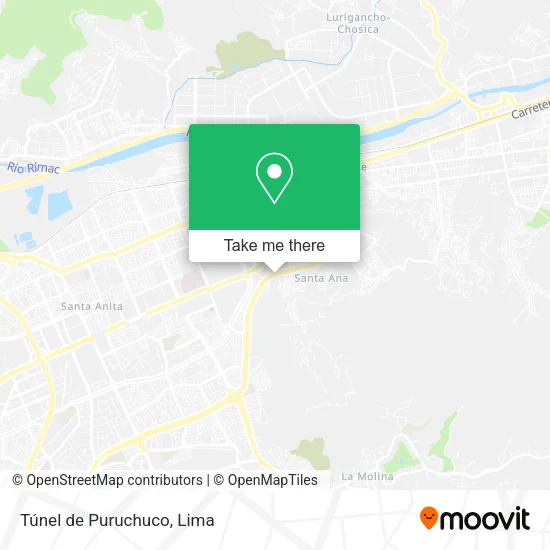 Mapa de Túnel de Puruchuco