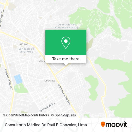 Consultorio Médico Dr. Raúl F. Gonzales map