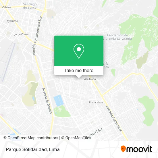 Parque Solidaridad map