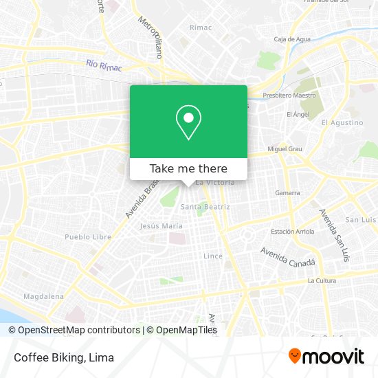 Coffee Biking map