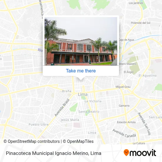 Pinacoteca Municipal Ignacio Merino map