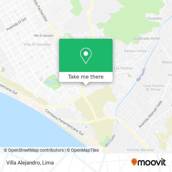 Mapa de Villa Alejandro