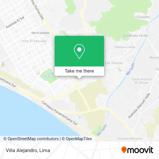 Mapa de Villa Alejandro