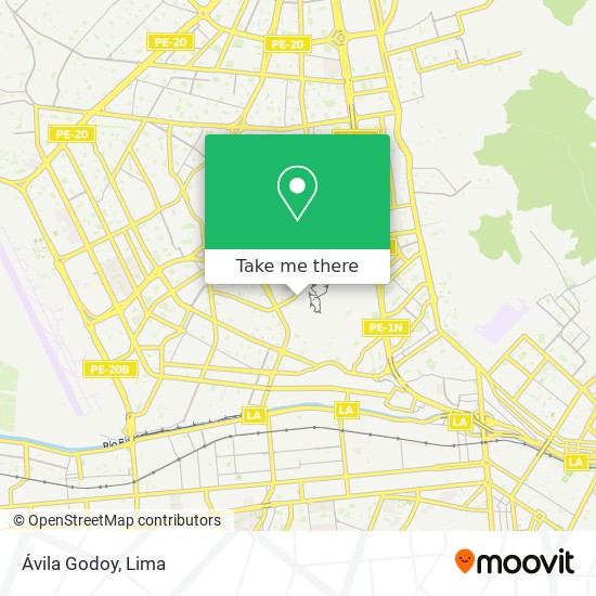 Ávila Godoy map