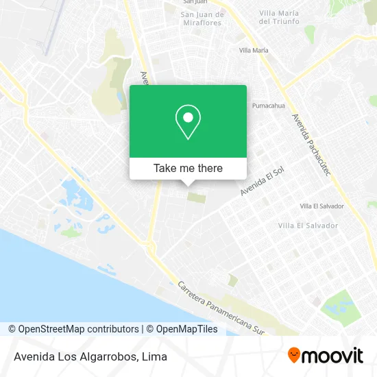 Avenida Los Algarrobos map