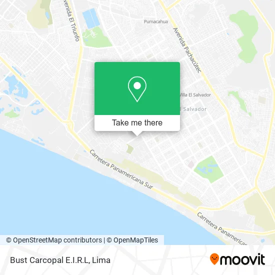 Mapa de Bust Carcopal E.I.R.L
