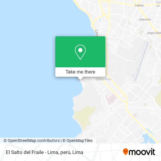 El Salto del Fraile - Lima, perú map