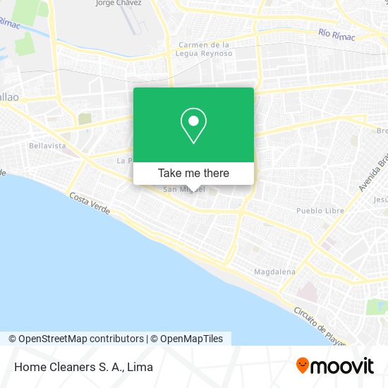 Home Cleaners S. A. map