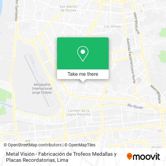 Metal Visión - Fabricación de Trofeos Medallas y Placas Recordatorias map