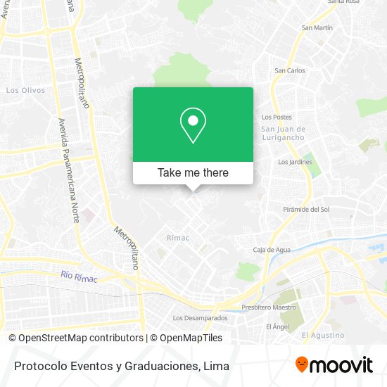 Mapa de Protocolo Eventos y Graduaciones